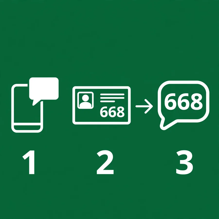 668 tariqa ke 3 steps infographic