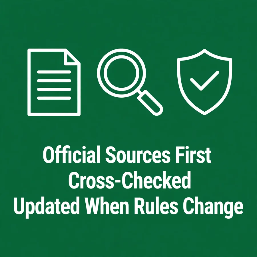 How we verify infographic: sources, cross-checks, updates