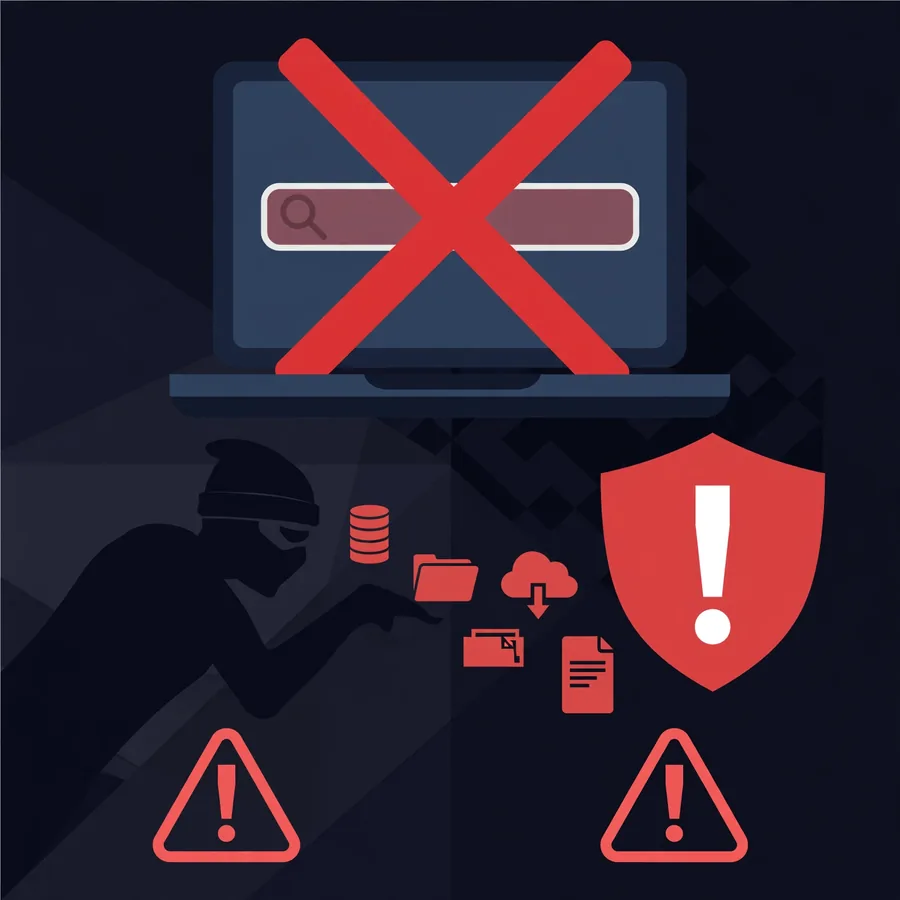 SIM owner lookup scam sites warning infographic