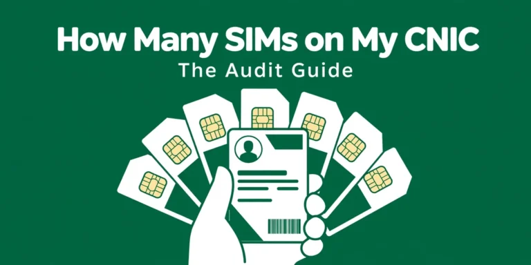 How Many SIMs on My CNIC - the audit guide 2026