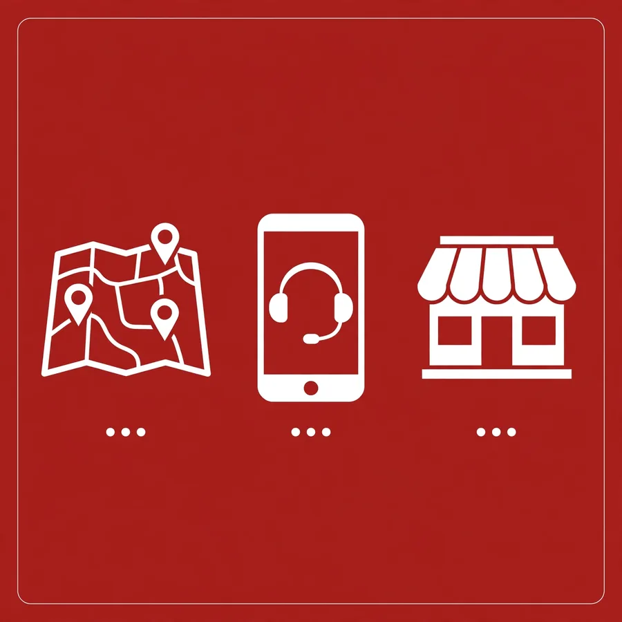Find a Jazz franchise infographic: locator, SMS, helpline