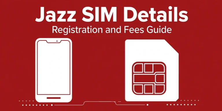 Jazz SIM Details - registration and fees guide 2026